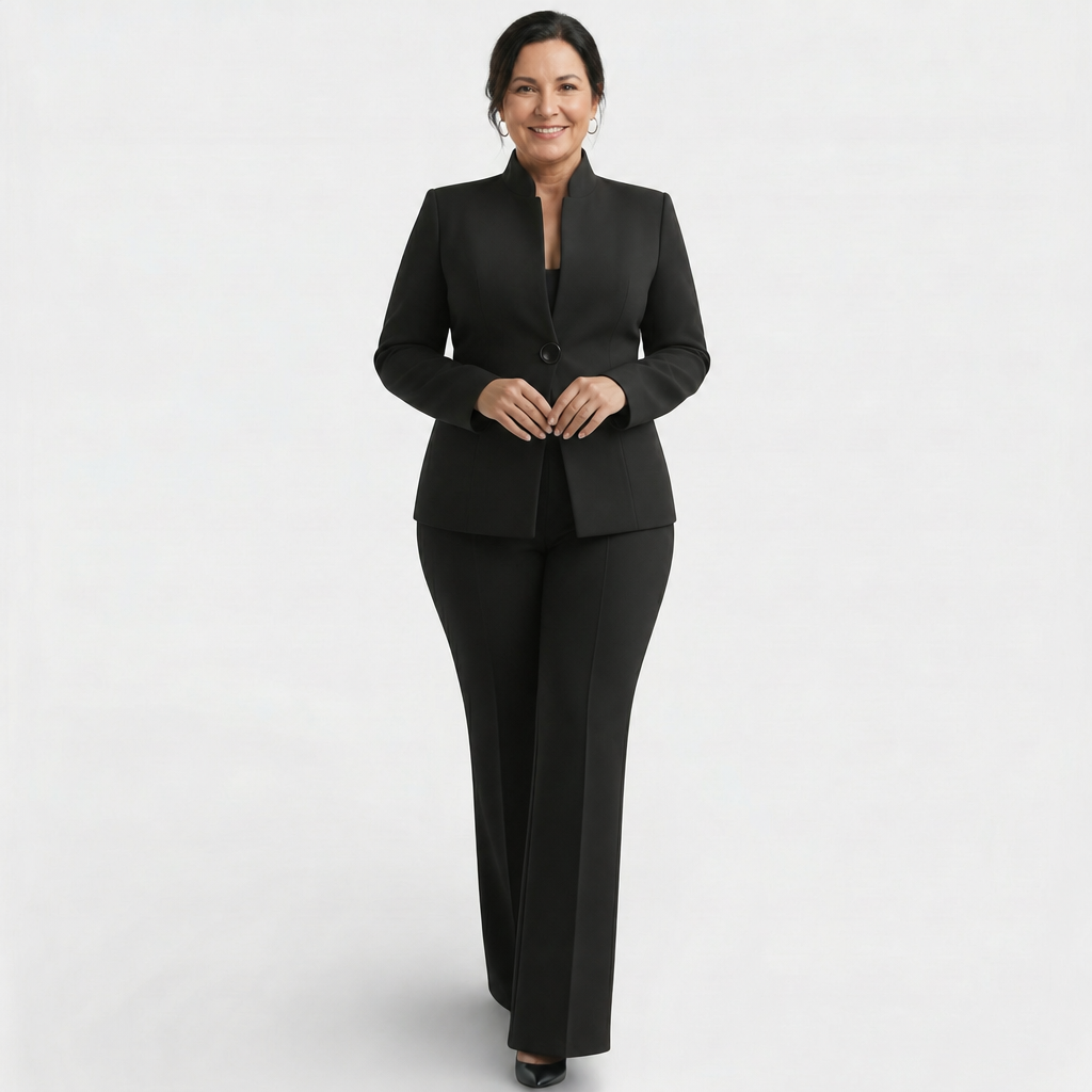 Elegant Pant Suit Set - 9