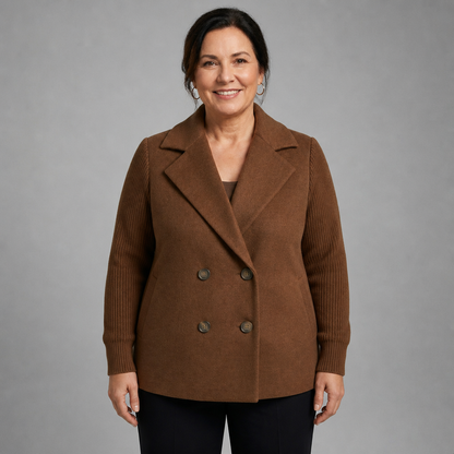 Wool Blend Blazer - 1