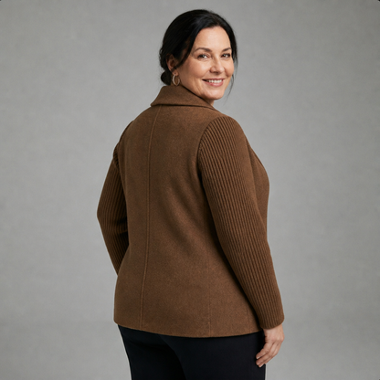 Wool Blend Blazer - 4