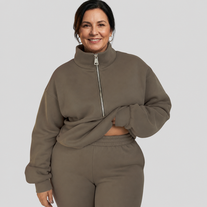 Half-Zip Lounge Set - 5
