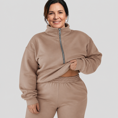 Half-Zip Lounge Set - 6