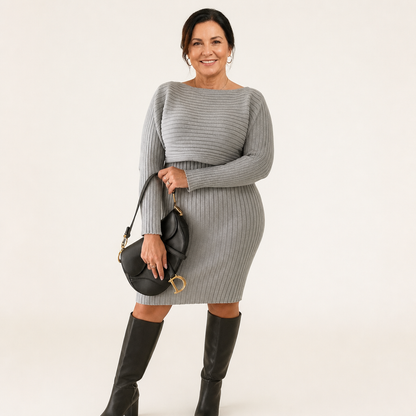 Ribbed Knit Loungewear Set - 1
