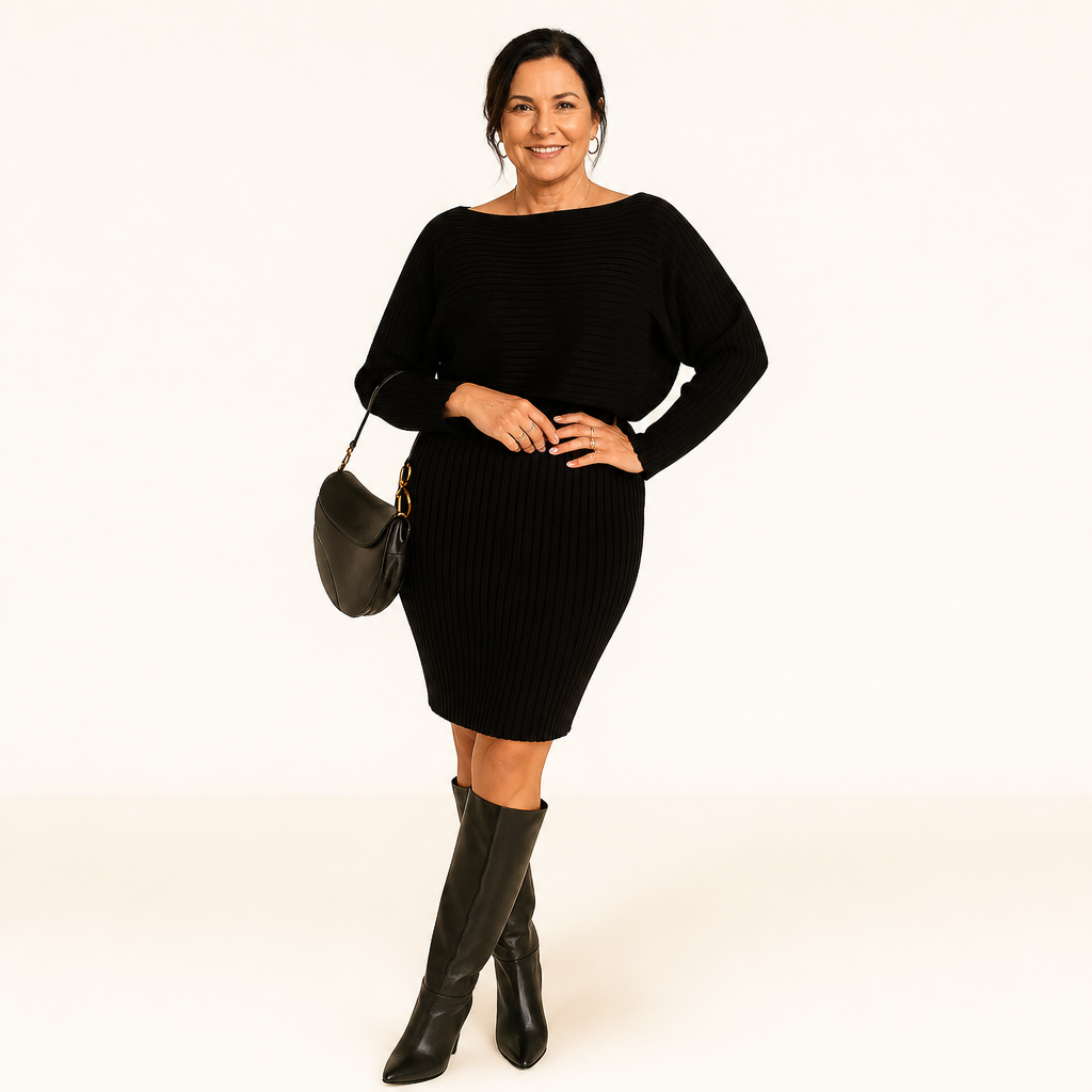 Ribbed Knit Loungewear Set - 6