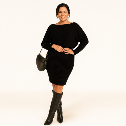 Ribbed Knit Loungewear Set - 6
