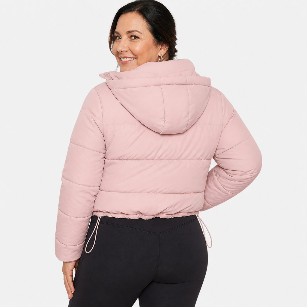 Cropped Quilted Puffer Jacket - 3