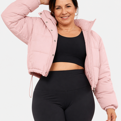 Cropped Quilted Puffer Jacket - 4