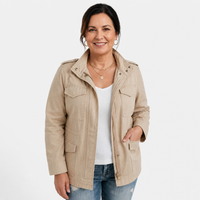 Women's Lightweight Casual Zip-Up Mid-Season Jacket