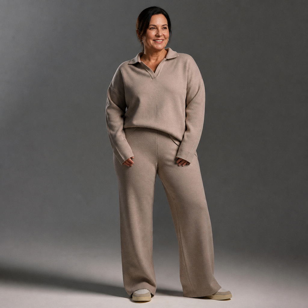 Wide-Leg Tracksuit Set - 1