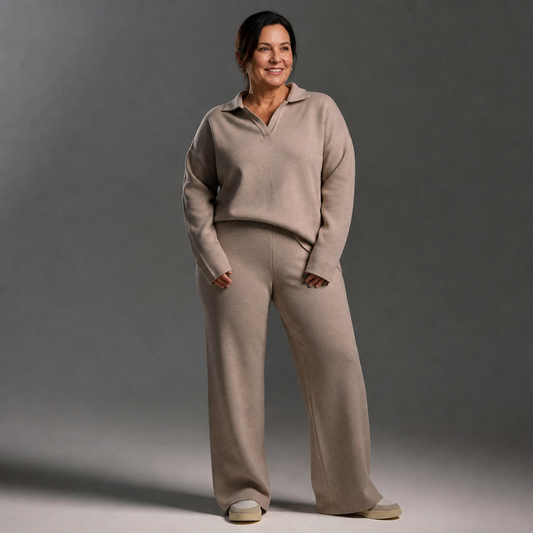 Wide-Leg Tracksuit Set - 1