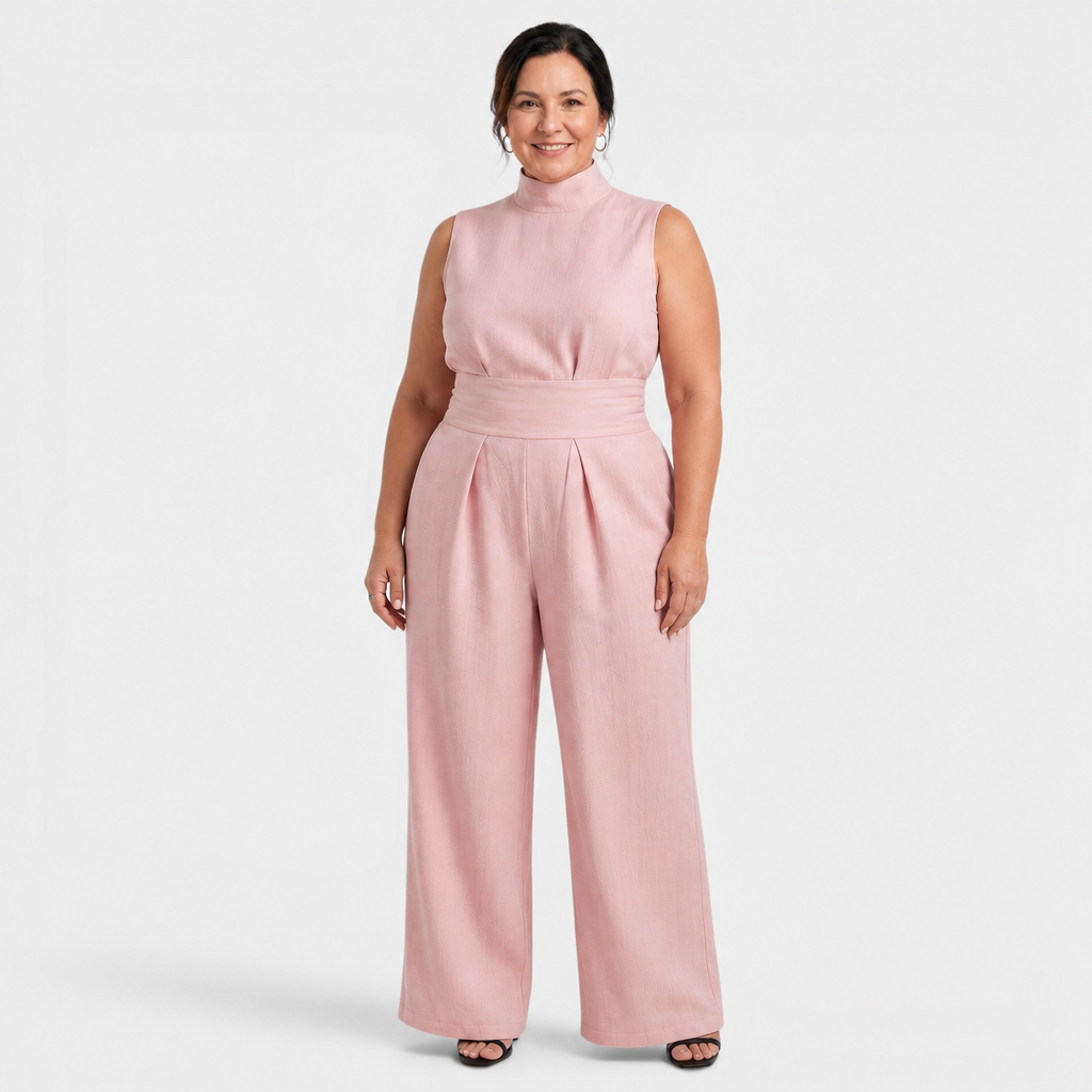 Sleeveless Cotton Linen Set - 9