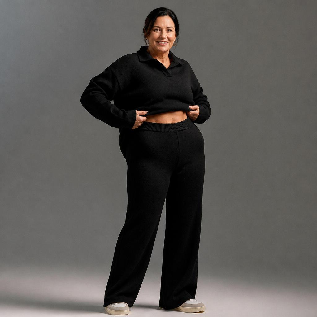 Wide-Leg Tracksuit Set - 11