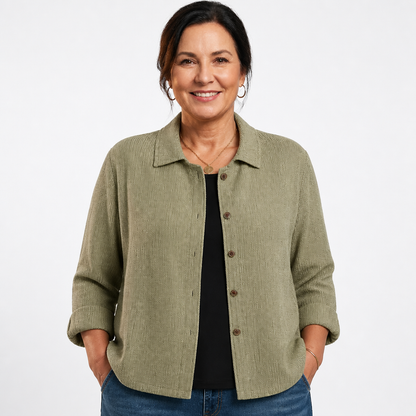 Women's Transitional Loose Fit Blouses for Women - Khaki