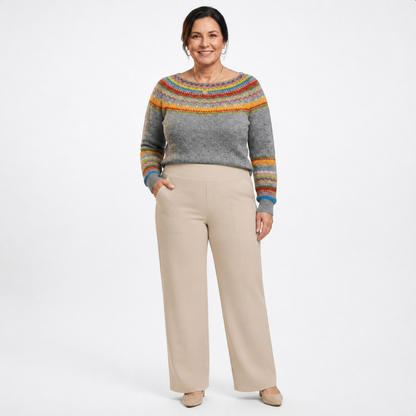 Women's Lightweight Slim Fit Comfortable Pants - Taupe