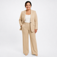 Women's Elegant Two Piece Suit Set for Formal Events