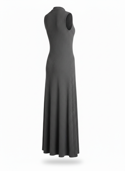 Long Dress in Column Cut