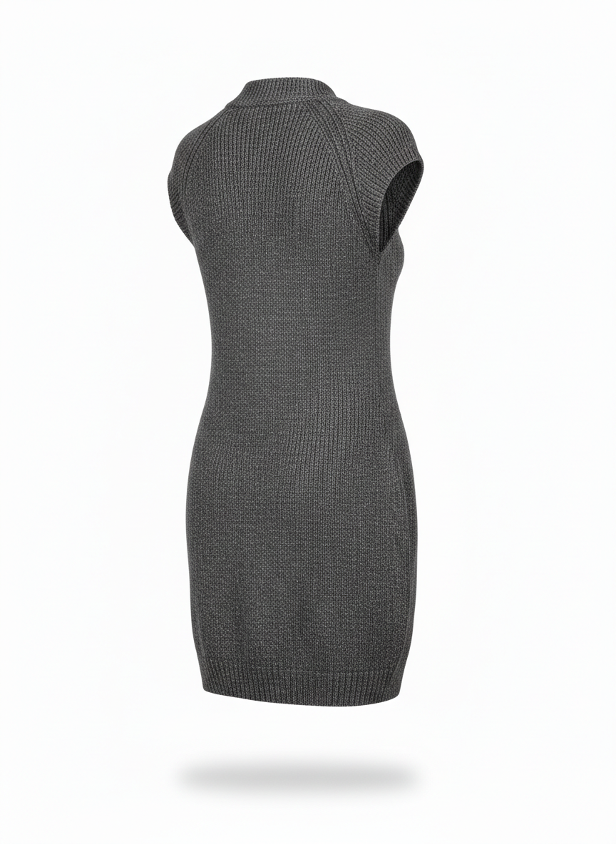Short Dress with a Bodycon Cut
